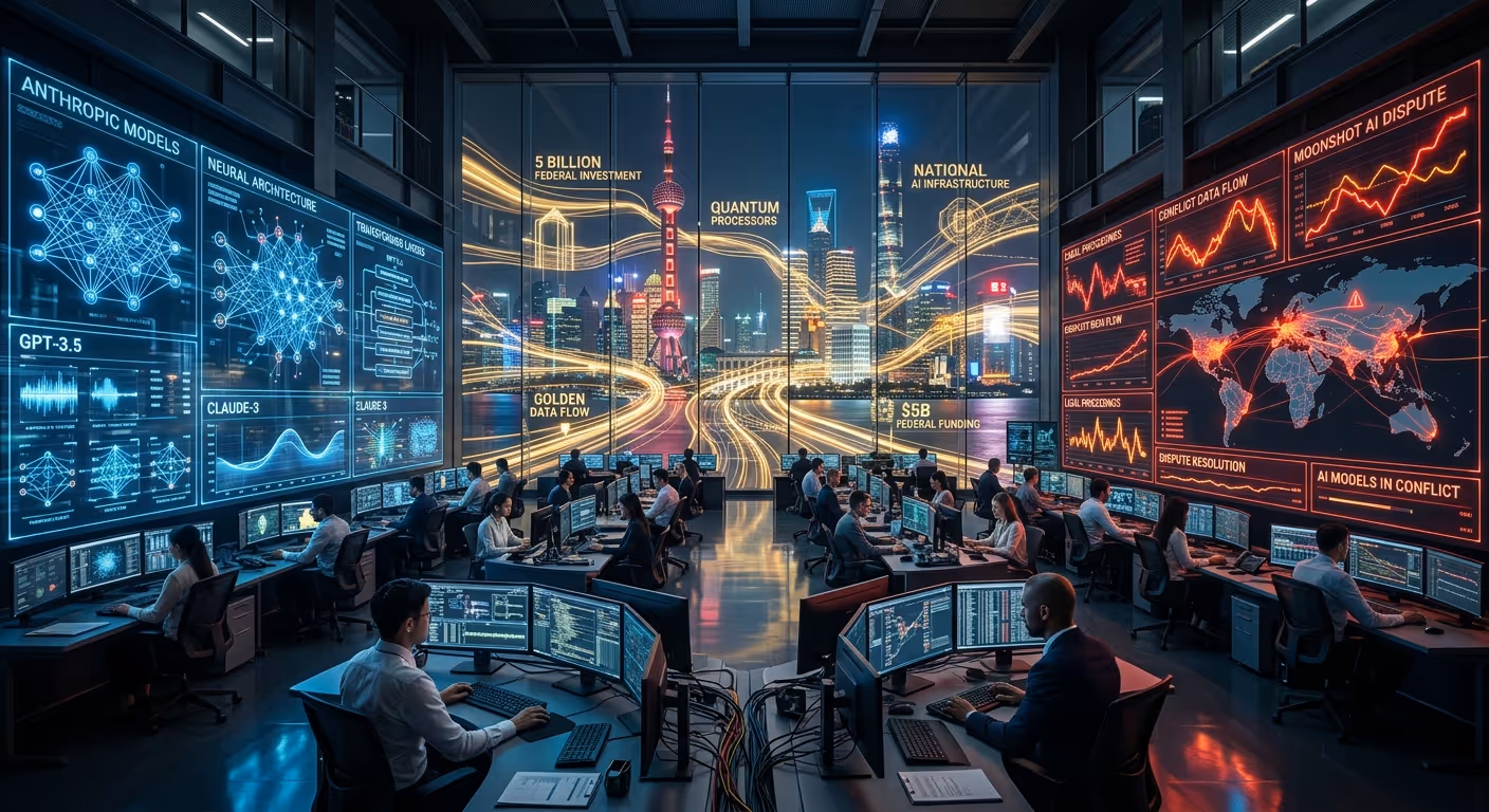 Cover photo for US Accuses China's Moonshot AI of Intellectual Property Theft Amid $5 Billion Federal AI Research Surge