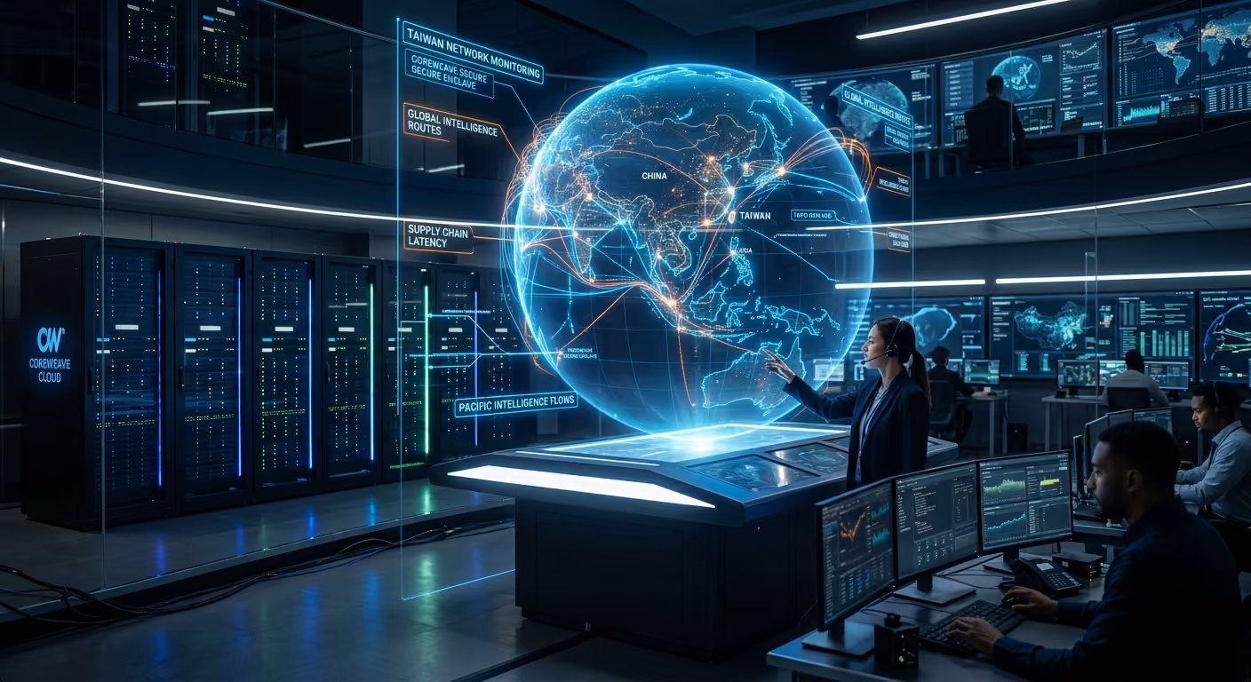 Cover photo for Securing the Future: Leidos Partners with CoreWeave as Geopolitics and Policy Redefining Global AI Infrastructure