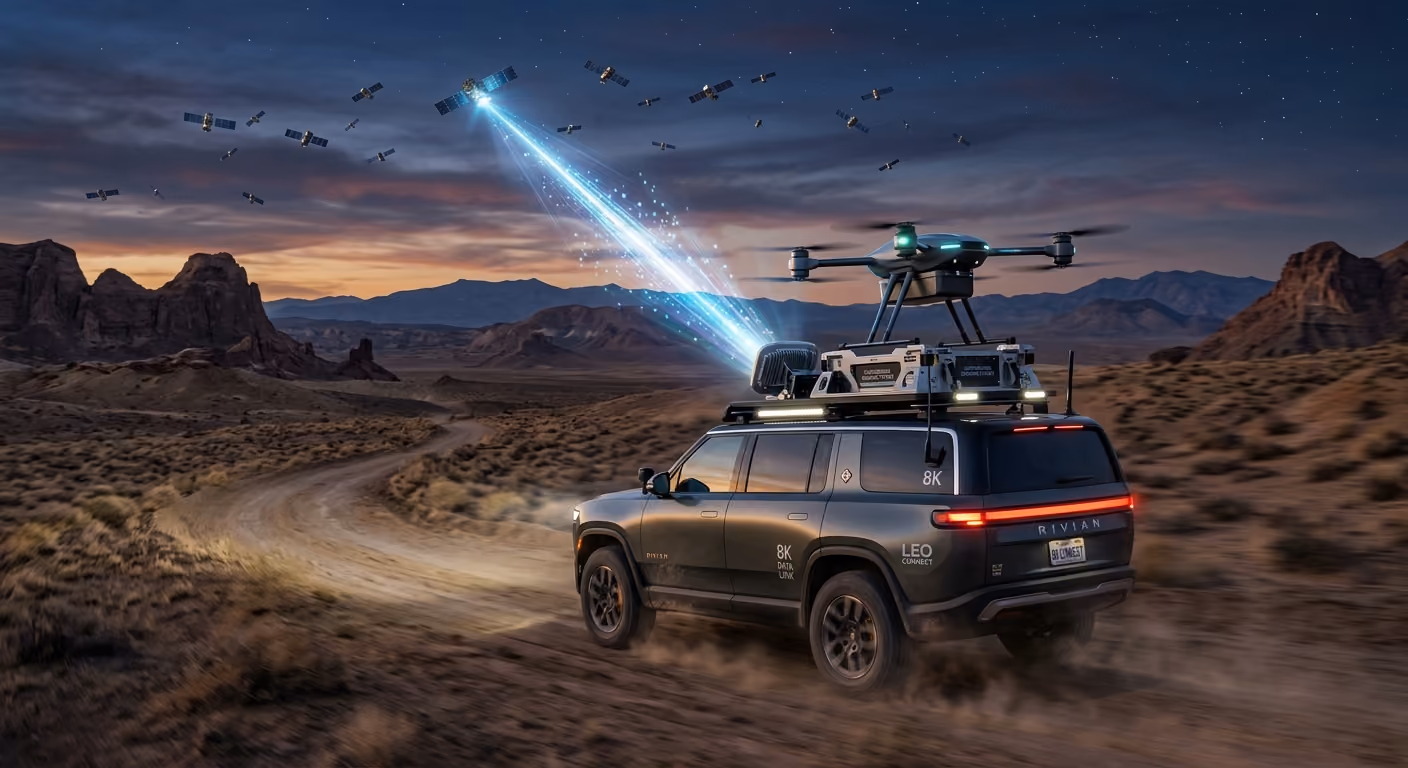 Cover photo for Renesas and Qualcomm Unveil Specialized Edge Silicon as Toyota and Iridium Pioneer LEO Satellite Voice Messaging